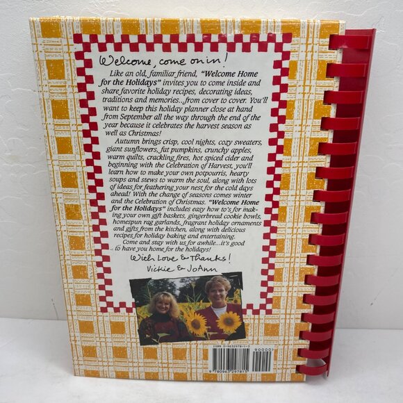 Gooseberry Patch Welcome Home For The Holidays Cookbook Christmas Spiral Recipes - Picture 13 of 13